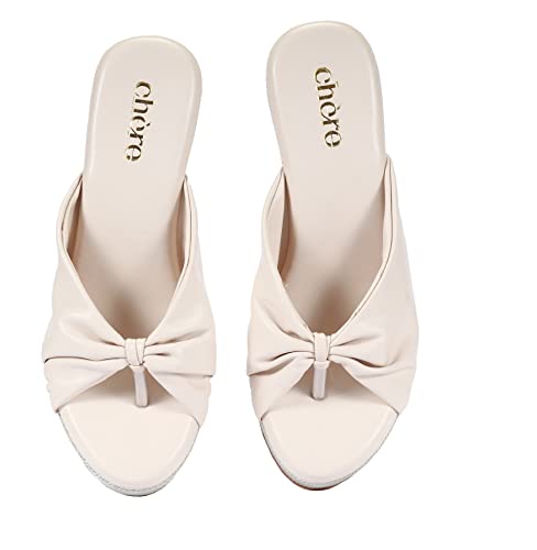 Image of CHERE fashion Sandal For Women' With Classic Knot Strap |Casual Wedges| Comfortable Sandals for Casual, Party and Formal Occasions