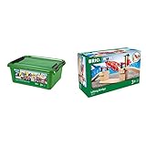 BRIO 33097 Cargo Railway Deluxe Set & 33757 Lifting Bridge | Toy Train Accessory with Wooden Track...