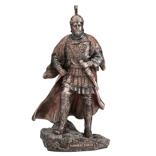 Figura escultórica de Hannibal Barca en resina y bronce