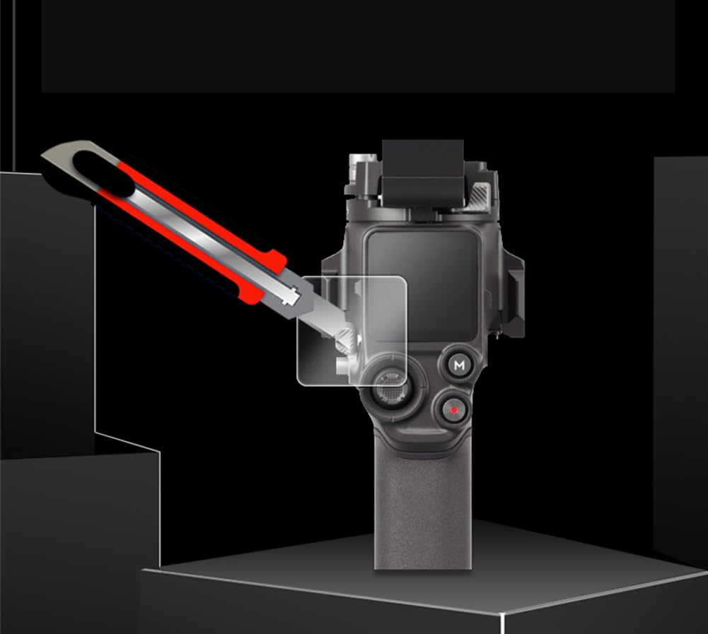 Kepuch Protezioni Schermo per DJI RS4 / DJI RS4 Pro - Vetro Temperato 2 Pacchi