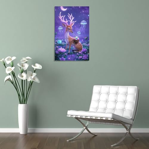 Tableau daim murale 40x60cm pour décoration de la maison salon - 5