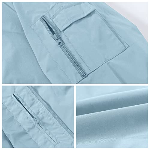 Image of Gopune Men's Windproof Bomber Jacket Lightweight Windbreaker Outdoor Golf Fashion Coat