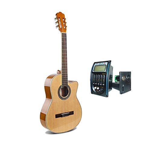 KEPOHK Guitare classique acoustique électrique 39 pouces corde en Nylon 6 cordes installer ramassage couleur bois d… - Les Beatles, Paul McCartney, John Lennon, RIngo Starr, George Harrison KEPOHK Guitare classique acoustique électrique 39 pouces corde en Nylon 6 cordes installer ramassage couleur bois d…