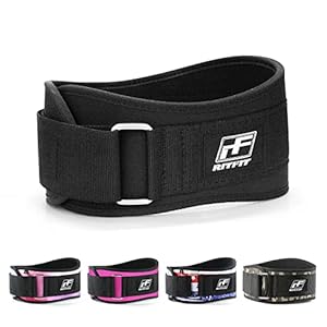 RitFit Weight Lifting Belt – Great for Squats, Lunges, Deadlift, Thrusters – Men and Women – 6 Inch Black/Camouflage