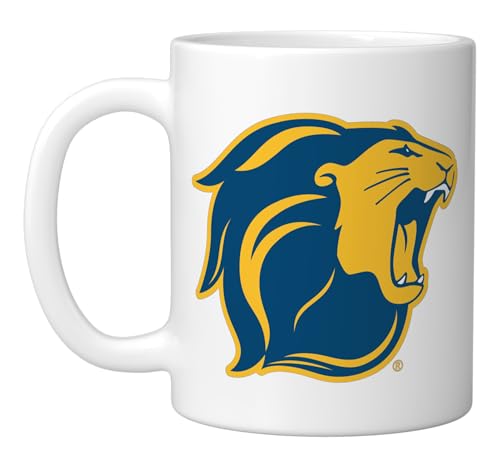 Taza de Cerámica Mascota León TCNJ Lions Blanca 11 oz miniatura 1