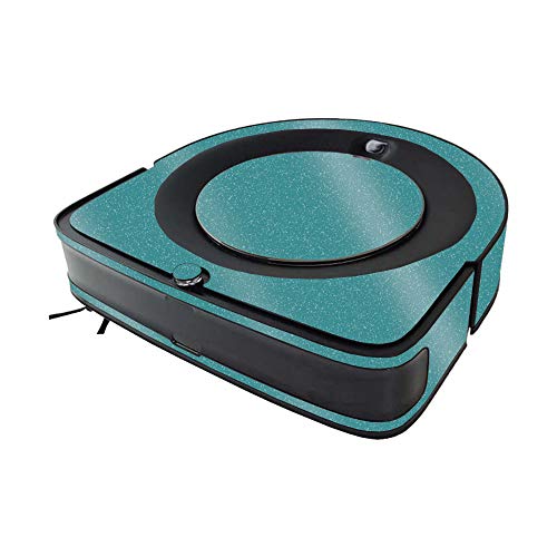 Image of MightySkins Glossy Glitter Skin Compatible with iRobot Roomba s9 Vacuum - Solid Teal | Protective High-Gloss Glitter Finish | Easy to Apply and Change Styles | Made in The USA