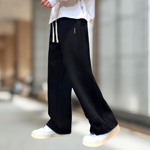 Image of Men's Loose Fit Wide-Leg Joggers | Pintuck Track Pants | Stretchable Gym Wear, Lounge Pants & Nightwear Lowers