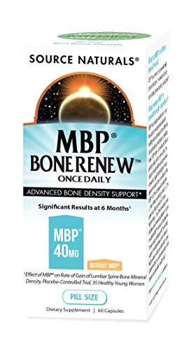 SOURCE NATURALS Mbp Bone Renew Capsule, 60 Count