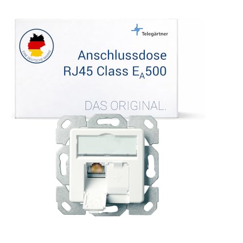 TELEGAERTNER UPDose Cat6/Cl.E Double 2xRJ45 alpinwhite...