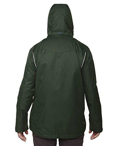 Ash City Core 365 Men's 3-in-1 Jacket with Liner, Forest GREN 630, 3XL