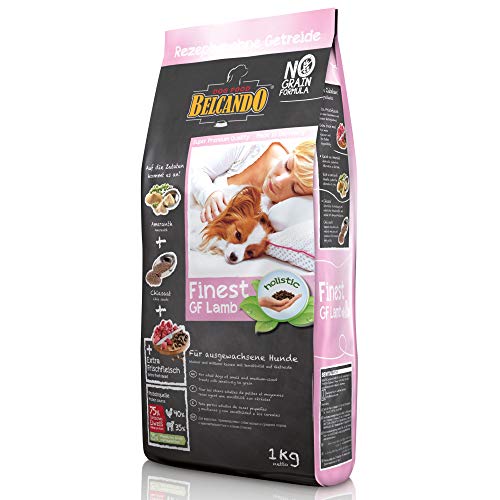 Belcando Finest GF Lamb [1 kg] getreidefreies Hundefutter | Trockenfutter für kleine & mittlere Hunde | Alleinfuttermittel für Hunde ab 1 Jahr
