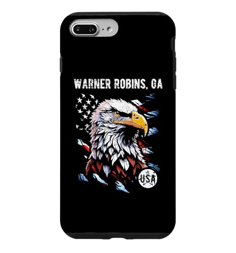 Warner Robins GA �����I�ȃC�[�O�� �A�����J���� �A���e�B�[�N���f�U�C�� �X�}�z�P�[�X iPhone 7 Plus/8 Plus �p