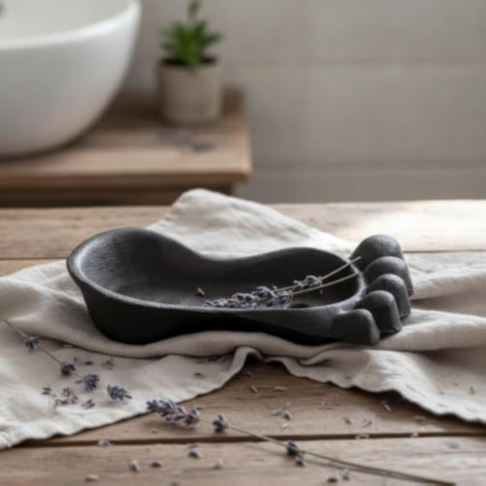 Cast Iron Soap Dish Rustic Decorative Soap Holder