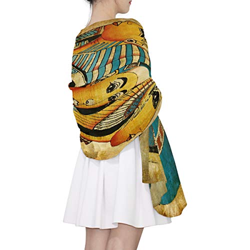 Auuxva Fashion Scarf Geometric Vintage African Egyptian Long Lightweight Sunscreen Scarf Shawl Wrap Muffler Neckerchief For Women Men #TOP5