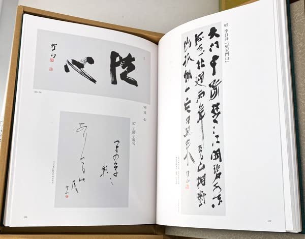 Amazon.co.jp: 8冊 上條信山 作品集 図録 書作 書家 書道 資料 研究