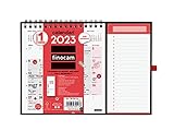 Finocam - Kalender 2023 für Kühlschrank Neutro mit Magnet zum Schreiben Januar 2023 - Dezember 2023 (12 Monate) Katalanisch