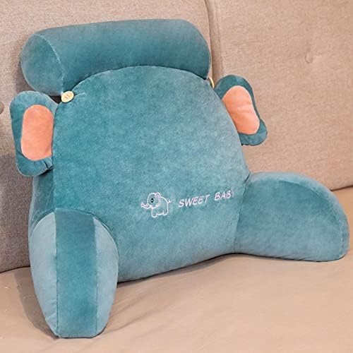 Caneem Bed Rest Reading Pillow, Multifunctional Backrest Lounge Cushion Cuddle Gaming Pillow With Arm Rests And Neck Roll For Reading Watching Books Gaming TV In Bed, Floor Or Sofa