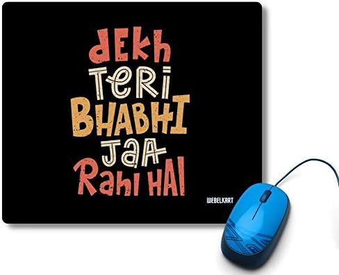 WebelkartDesigner Mouse Pad / Rubber Base Mouse Pad for Laptop, PC/Anti Slippery Mouse Pads for Computers, PC, & Wireless Mouse