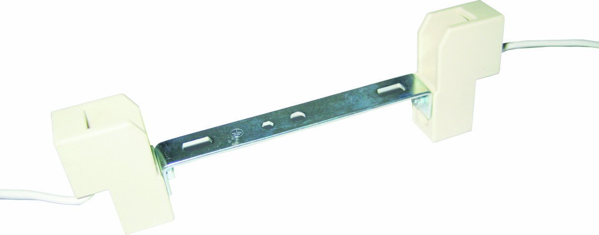 Electraline 70183 Uchwyt lampy halogenowej R7S 119 mm, szary