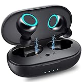 Casque sans Fil Bluetooth 5.2,Ecouteurs Intra-Auriculaire Bluetooth sans Fil,Écouteur Bluetooth de Sport avec Microphone,Ecouteur Waterproof HiFi Stéréo,pour Téléphones Mobiles iPhone/Android/Xiaomi