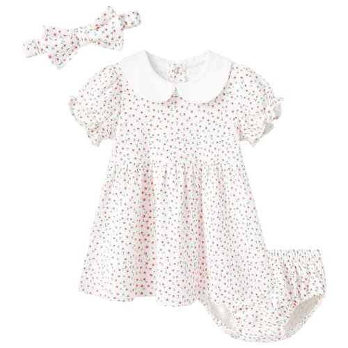 Pureborn Baby Girls Dress with Bloomer (0-24 Months)