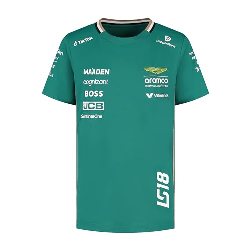 Aston Martin F1 2025 Kids Stroll Team Tshirt Green