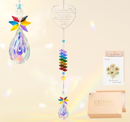 Pet Memorial Suncatcher,Pet Loss, Crystal Suncatcher Gifts for Sister Birthday,