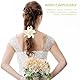 7 Stück Böhmische Blumen-Haarspangen, festliche Accessoires, Blumen-Haarspangen für Frauen, Haarblumen für Frauen, hawaiianische Blumen-Haarspangen, rosa Blumen-Haarspangen
