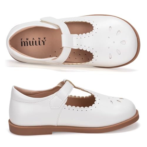 Frank Mully Girls Flats Mary Jane Shoes Round Toe Dress Shoes School Oxford Flats for Toddler/Little Kid3
