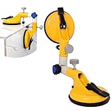 3-in-1 Adjustable Suction Seam Setter for Countertop Joining, 90-270 Degree Adjustable Vacuum Suction Cup Clamps, Countertop Installation Tool for Granite Marble Quartz Tile, Yellow