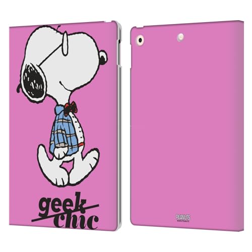 Protection iPad 10.2 Peanuts Snoopy étui cuir portefeuille compatible Apple