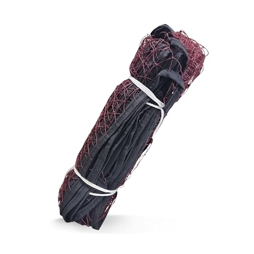 Image of Vixen Nylon Badminton Net | Standard Size Durable Sports Net with Strong Border & Ropes | Indoor & Outdoor Badminton Practice & Match Play