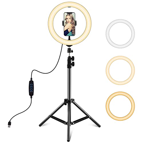 Bague lumineuse LED 12V trépied selfie lumière réglable pour photo et vidéo