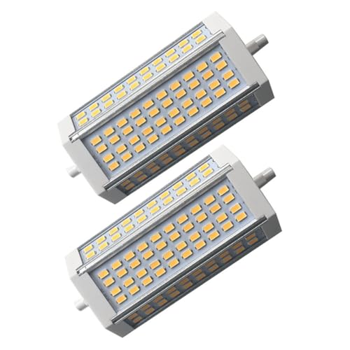調光可能な R7s 40W LED コーンライト電球 135mm 400W 相当 水平 PL 投光器電球 3000K-6000K 広配光(Warm White)