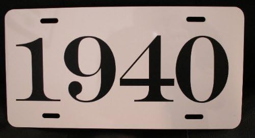 1940 40 AÑOS Placa de metal etiqueta 6 x 12 se adapta a Ford Chevy Dodge Buick Chrysler Packard Lincoln Nash, Desoto, Hot Rod Muscle Car, colección