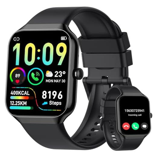 Togala Smartwatch con Effettua/Risposta Chiamate, Orologio Smartwatch Uomo Donna, 1.96'' Fitness Tracker con 113+Sportive/Sonno Cardiofrequenzimetro, Impermeabil IP68, Smart Watch per Android iOS