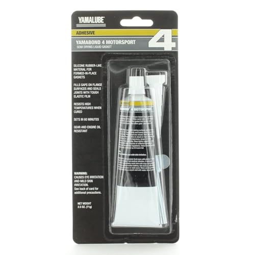 Image of Yamaha Original OEM Yamalube Yamabond 4 Silicone Based Liquid Gasket Yamaha Part# Acc-YAMAB-ON-D4 - (1) 2.5 oz Tube