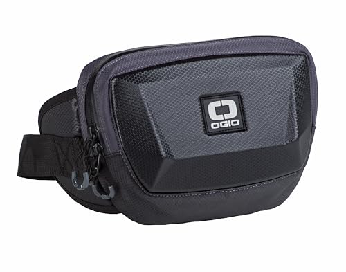 Molded Wast Bag negra para ciclismo urbano y viajes cortos