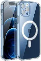 Capa Capinha Magnetica com Indução Clear Case Premium Compatível com Mag-Safe para iPhone 12/12 Pro / 12 Pro Max (iPhone 12/12 Pro)