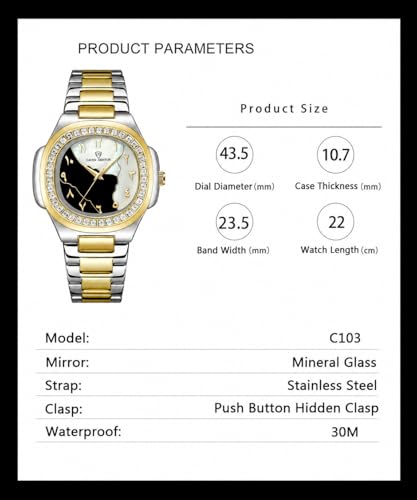 Image of Gosasa Fashion Men's Watches Date Business Watch Stainless Steel Luxury Style Luminous Quartz Waterproof Analog Display Male Wristwatch