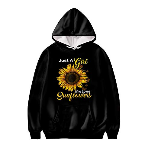 WELLFLYHOM Long Sleeve Hoodies Tops with Sayings for Women Pullover