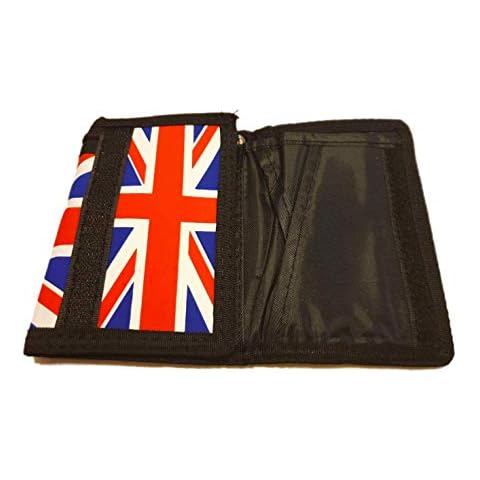 HomeElabador Union Jack Tri-Fold Wallet Cover