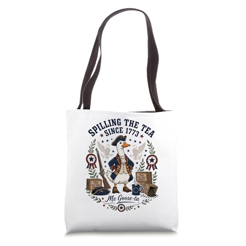 Spilling The Tea Since 1773 Patriotic Tote Bag