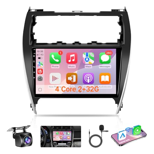 Leadfan 8 Core Car Radio for Toyota Camry 2012 2013 2014(Not Fit Large Screen or J.B.L)Wireless Carplay Android Auto 10.1 Touchscreen Android 12 Camry Stereo GPS Bluetooth FM WIFI SWC+Backup Camera