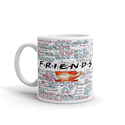 Image of Printed Coffee Friends Mug | Christmas | New Year - 350ml Capacity