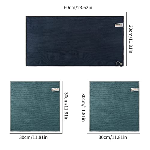 Barista Cleaning Towel With Hook Set - Cafemasy Pack Of 3Pcs Soft Barista Mirco Fiber Cloth For Cleaning Espresso Coffee Machine Steam Wand And Coffee Bar Counter #TOP6