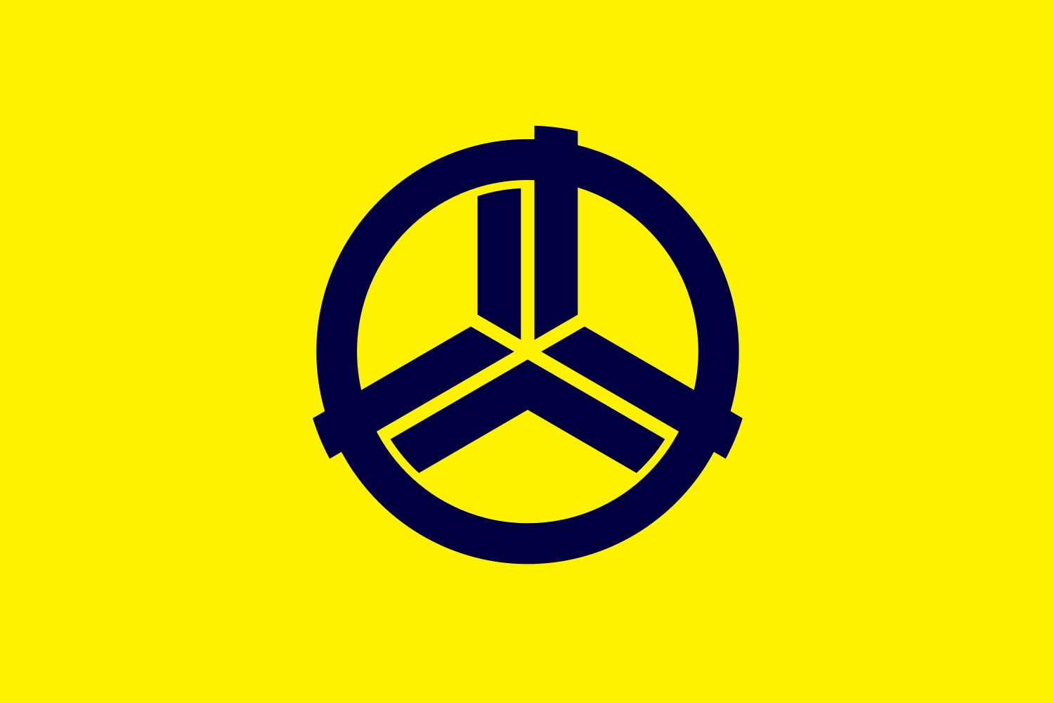 Drapeau Large Kasama Ibaraki yellow pour collectionneur d'histoire du Japon