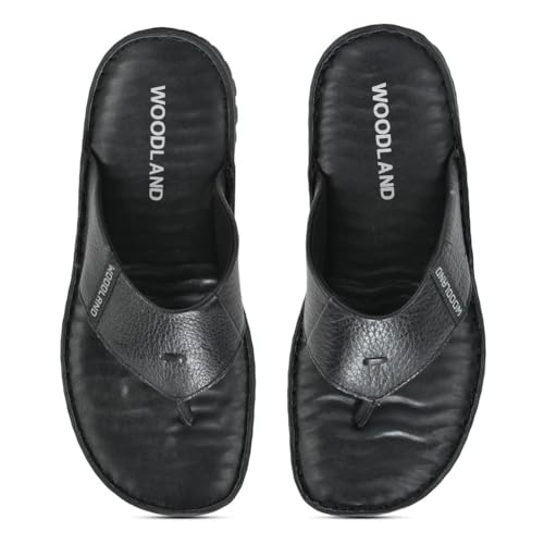 Image of Woodland Men's Leather Slippers