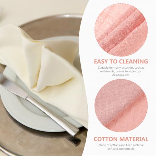 Luxshiny Paquete de 10 Servilletas de Tela Reutilizable miniatura 5