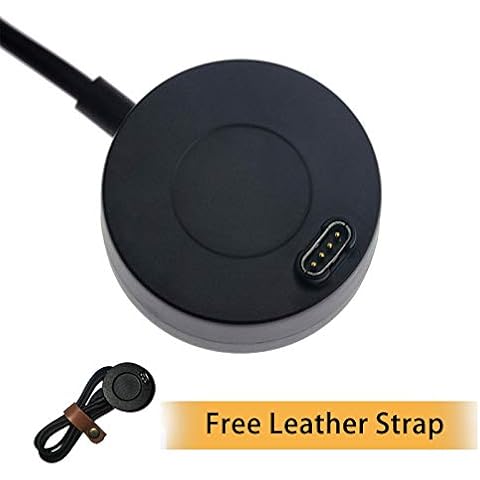 Compatible with Garmin Fenix 6/6S/6X Pro,5/5S/ 5X Plus Charger Dock(with Free Tidy Up Strap),USB Charging Cable Pad for Garmin Vivoactive 3 / Instinct/Music/Forerunner 935 Smartwatch Cover